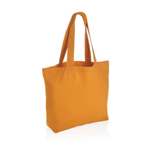 Impact Aware™ 240g/m² rCanvas Shopper mit Tasche, orange - Reklamnepredmety