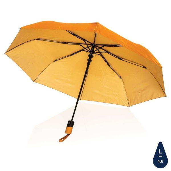21" Impact AWARE™ 190T Mini-Regenschirm mit Auto-Open, orange