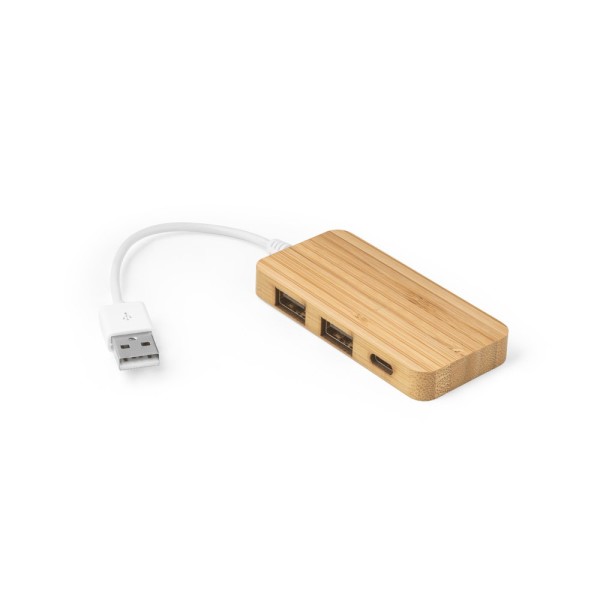 MOSER. USB HUB aus Bambus