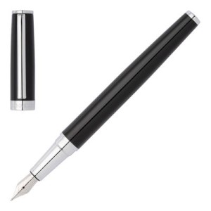 Fountain pen Gear Icon Black - Reklamnepredmety