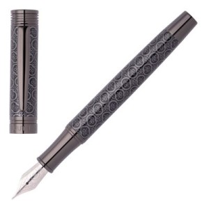 Fountain pen Logomania Grey - Reklamnepredmety