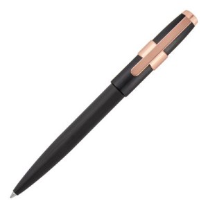 Ballpoint pen Block Brushed Black - Reklamnepredmety