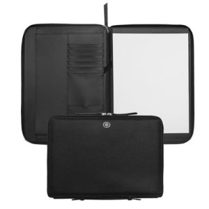 Conference folder zip A4 Regent Black - Reklamnepredmety