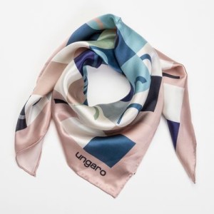 Silk scarf Ada Black/multi - Reklamnepredmety
