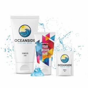 Shower gel with advertising print - Reklamnepredmety