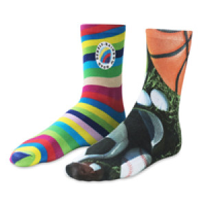 Celofarebné Digi-ponožky na mieru (polyester) - Reklamnepredmety