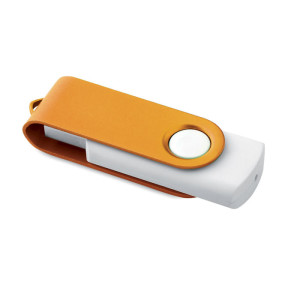 USB pamäťová karta s farebným kovovým otočným krytom, potlač alebo gravírovanie v cene - Reklamnepredmety