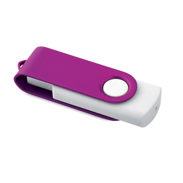 USB pamäťová karta s farebným kovovým otočným krytom, potlač alebo gravírovanie v cene