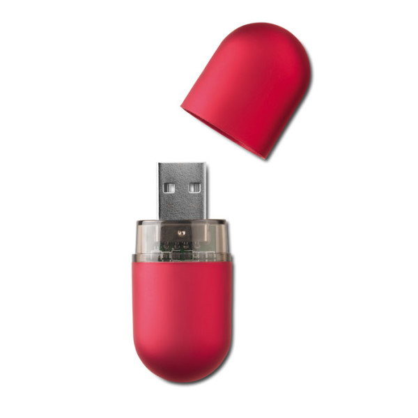 USB flash disk v tvare kapsuly s potlačou