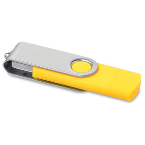 Populárna USB flash pamäť vo verzii OTG, s potlačou - Reklamnepredmety