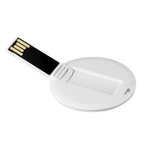 USB kľúč okrúhleho tvaru s potlačou - Reklamnepredmety