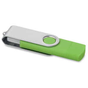 USB kľúč o verzii On The Go s potlačou - Reklamnepredmety