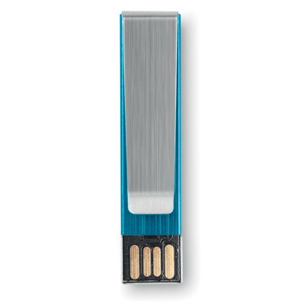 USB v tvare spony s potlačou alebo gravírovaním