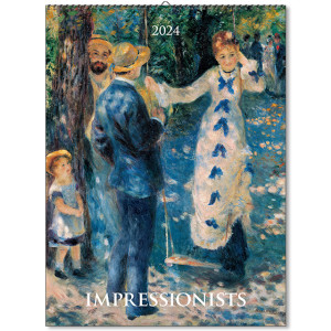 Nástenný kalendár Impressionists 2024 - Reklamnepredmety