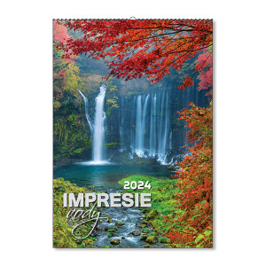 Nástenný kalendár Impresie vody 2024 - Reklamnepredmety