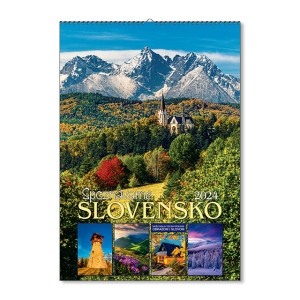 Nástenný kalendár Spoznávame Slovensko 2024 - Reklamnepredmety