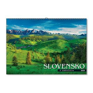 Nástenný kalendár Slovensko v obrazoch 2024 - Reklamnepredmety