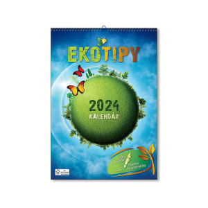 Nástenný kalendár Eko tipy 2024 - Reklamnepredmety