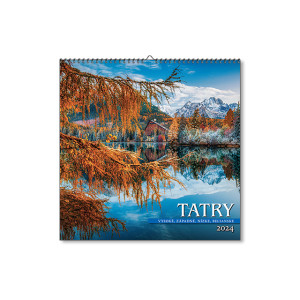 Nástenný kalendár Tatry štvorec 2024 - Reklamnepredmety
