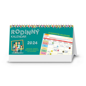 Stolový kalendár Rodinný kalendár 2024 - Reklamnepredmety