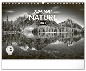 Nástenný kalendár Snova krajina 2024, 48 × 33 cm - Reklamnepredmety