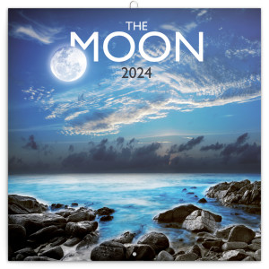 Poznámkový kalendár Mesiac 2024, 30 × 30 cm - Reklamnepredmety