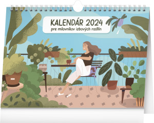 Stolový kalendár pre milovníkov izbových rastlín 2024, 30 × 21 cm - Reklamnepredmety