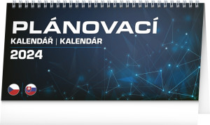 Stolový kalendár Plánovací CZ/SK 2024, 25 × 12,5 cm - Reklamnepredmety