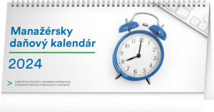 Stolový kalendár Manažérsky daňový 2024, 33 × 14,5 cm - Reklamnepredmety