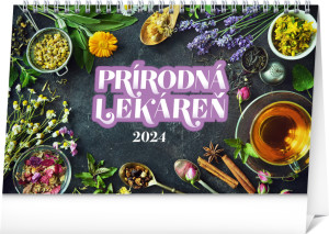 Stolový kalendár Prírodná lekáreň 2024, 23,1 × 14,5 cm - Reklamnepredmety