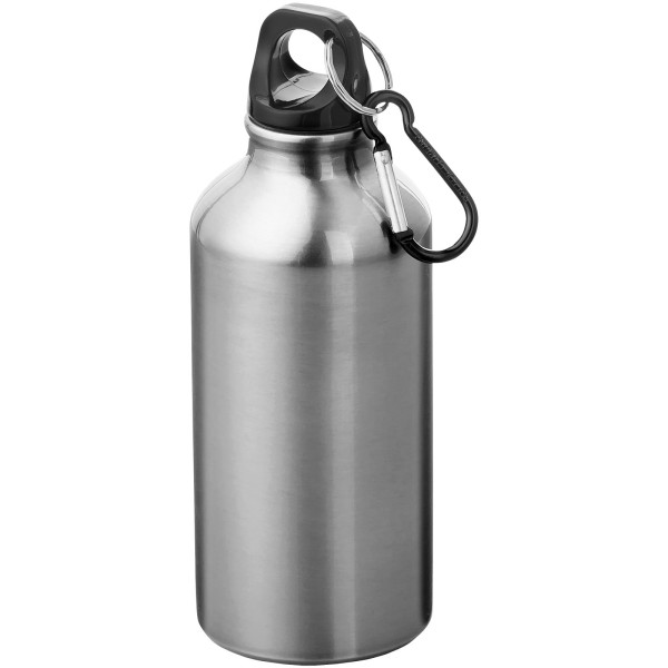 Oregon Wasserflasche aus recyceltem Aluminium mit RCS-Zertifizierung und Karabiner, 400 ml