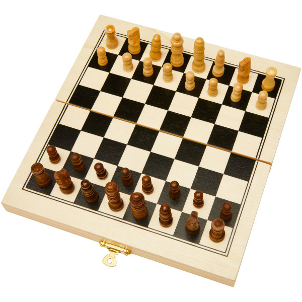 Hölzernes Schachspiel König