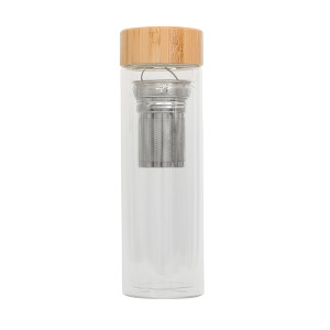 CELLE Flasche 420 ml Glas mit Infusor - Reklamnepredmety