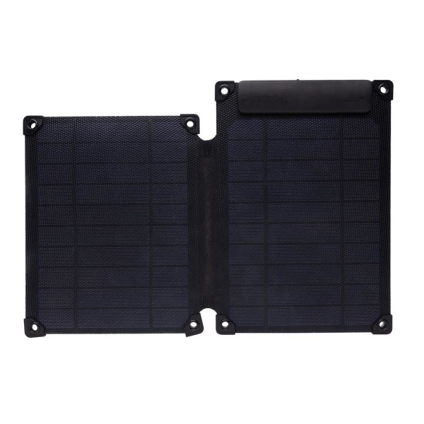 Solarpulse 10W tragbares Solarmodul aus RCS rPlastik, schwarz