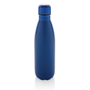 Eureka Wasserflasche aus RCS-recyceltem Stainless-Steel, blau - Reklamnepredmety