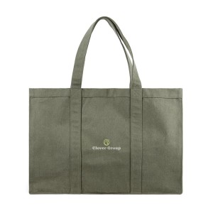 VINGA Hilo AWARE™ Maxi-Tasche aus recyceltem Canvas, grün - Reklamnepredmety
