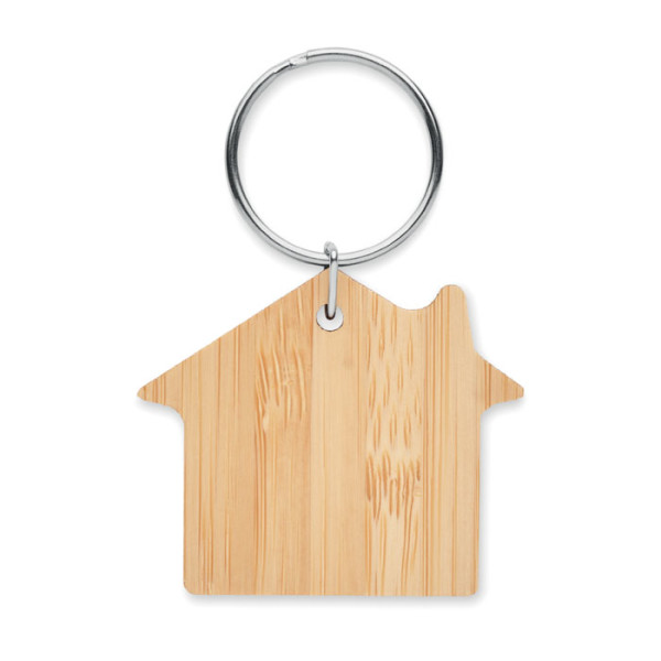 Schlüsselanhänger in Form eines Bambushauses HOUSEBOO
