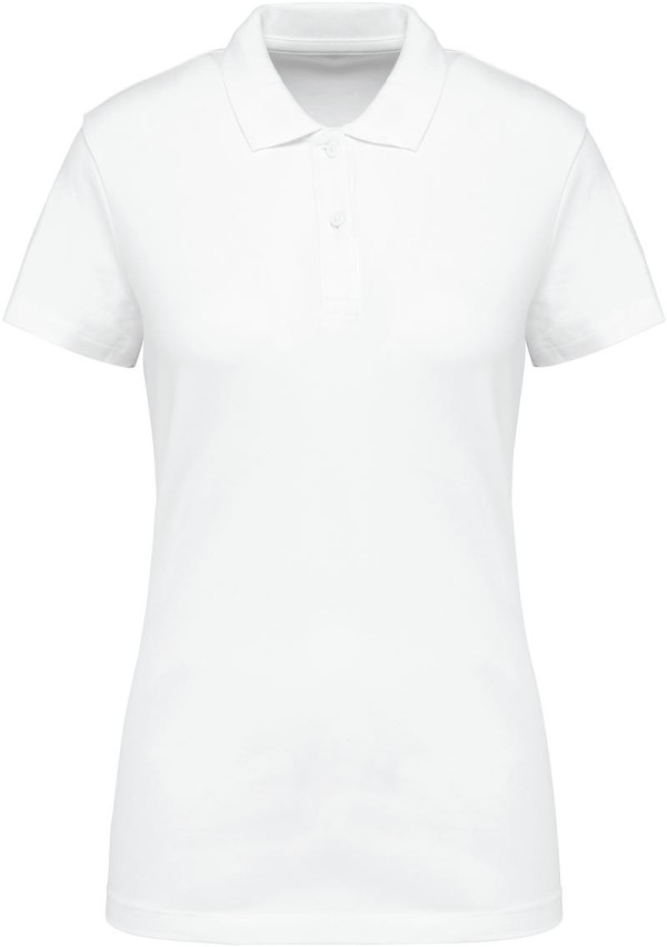 Damen-Poloshirt aus elastischem Supima®-Piqué