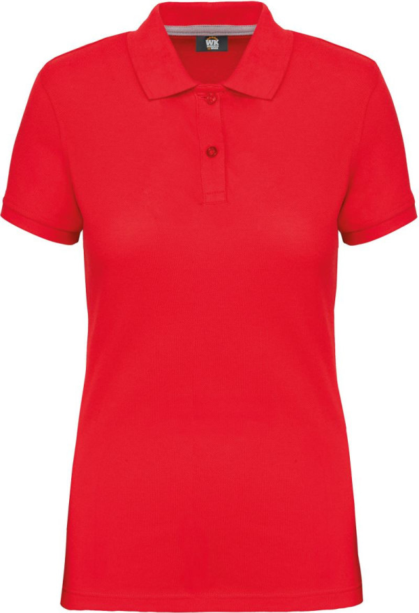 Arbeits-Piqué-Poloshirt für Damen aus schwerer Baumwolle