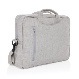Laluka AWARE™ 15.4" Laptop-Tasche aus recycelter Baumwolle, anthrazit - Reklamnepredmety