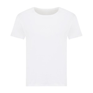 Iqoniq Yala Damen T-Shirt aus recycelter Baumwolle, ungefärbte helles Grau - Reklamnepredmety
