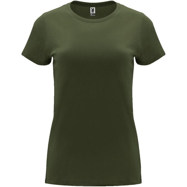 Capri-Damen-Kurzarm-T-Shirt
