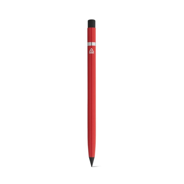 GRENZENLOS. Tintenloser Stift mit einem Gehäuse aus 100 % recyceltem Aluminium