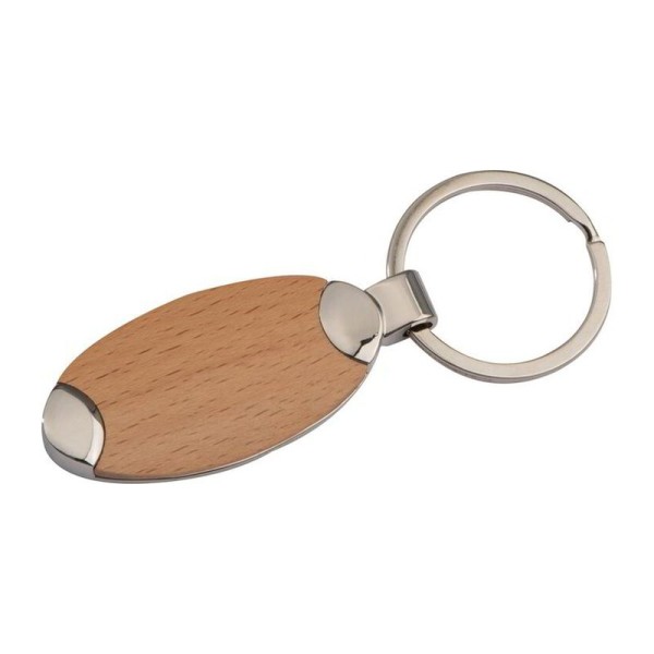 Baltrum-Schlüsselanhänger aus Holz und Metall
