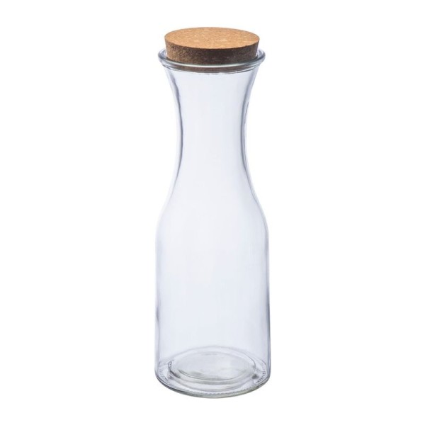Glasflasche mit Korkdeckel 1L