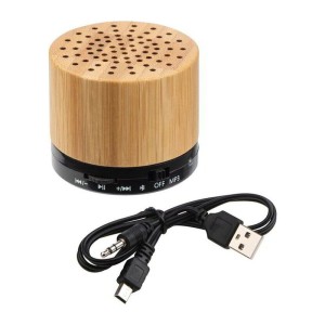 Bluetooth-Lautsprecher aus Bambus von Fledwood - Reklamnepredmety