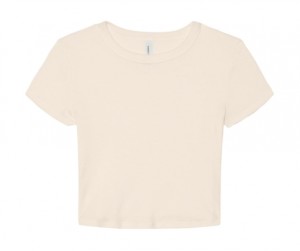 Damen-T-Shirt Micro Rib Baby Tee - Reklamnepredmety