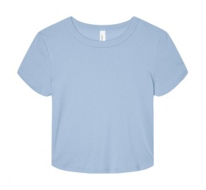 Damen-T-Shirt Micro Rib Baby Tee - Reklamnepredmety