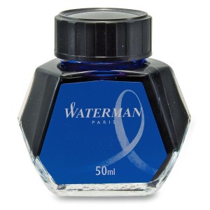 Tinte in einer Waterman-Flasche, verschiedene Farben - Reklamnepredmety