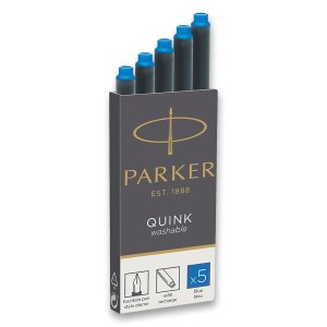 Parker Tintenpatronen, waschbar, 5 Stück, blau - Reklamnepredmety